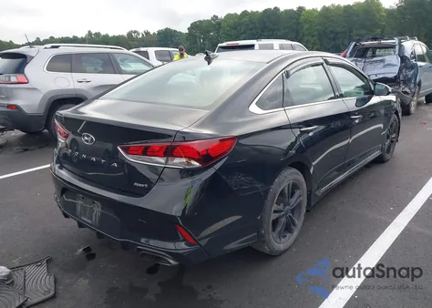 2018 Hyundai Sonata Sport из США, поврежденный, VIN 5NPE34AF4JH612231